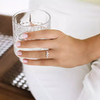Mela Diamond White Gold Ring