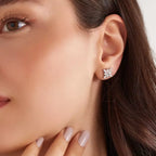 Juno Diamond White Gold Earrings