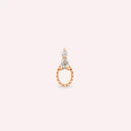 Kalei Diamond Rose Gold Single Earring