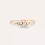 Rina 0.46 CT Diamond Rose Gold Ring