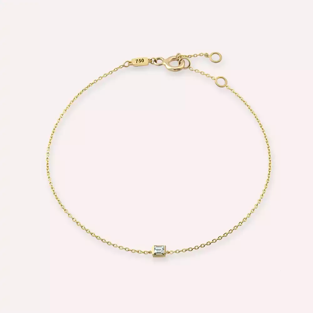 Lana Diamond Yellow Gold Bracelet