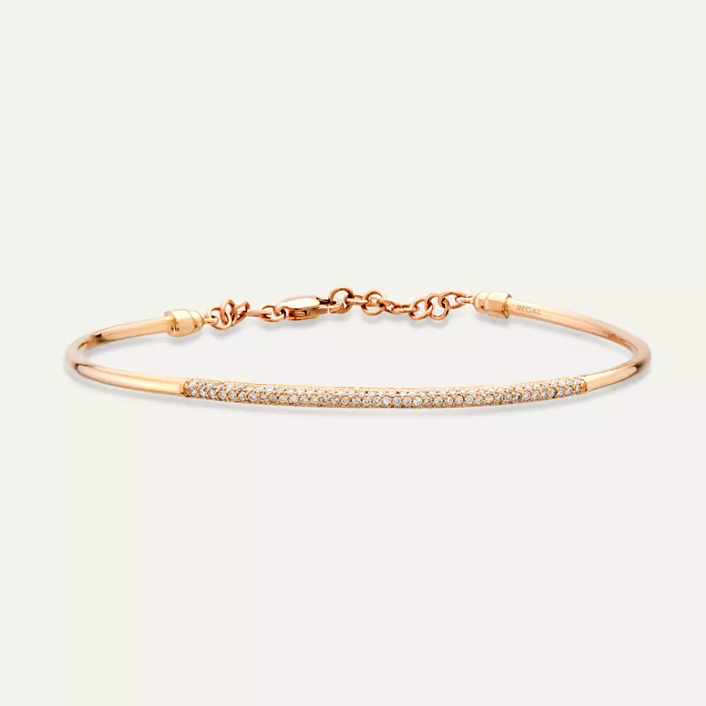 Lean Diamond Rose Gold Bracelet
