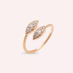 Liane Diamond Rose Gold Ring
