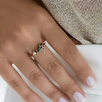 Candy Multi-Color Sapphire and Diamond Rose Gold Ring