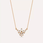 Livas Diamond Rose Gold Necklace