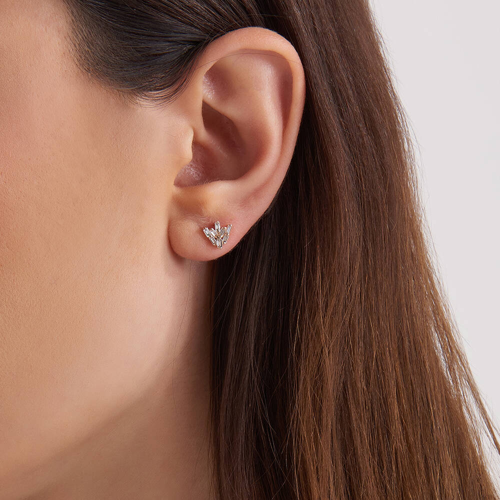 Livas Diamond Rose Gold Earrings