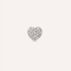 Eros White Gold Single Earring with Diamond