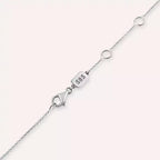 Luma Sapphire and Diamond White Gold Necklace