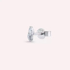 Lunes Diamond White Gold Single Earring