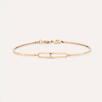 Mila Diamond Rose Gold Bracelet