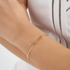 Mila Yellow Sapphire Rose Gold Bracelet