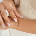 Mila Yellow Sapphire Rose Gold Bracelet