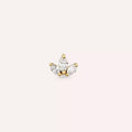 Mini Purity Diamond Yellow Gold Piercing