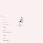 Mira Diamond White Gold Single Earring