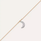 Mona Diamond Rose Gold Anklet