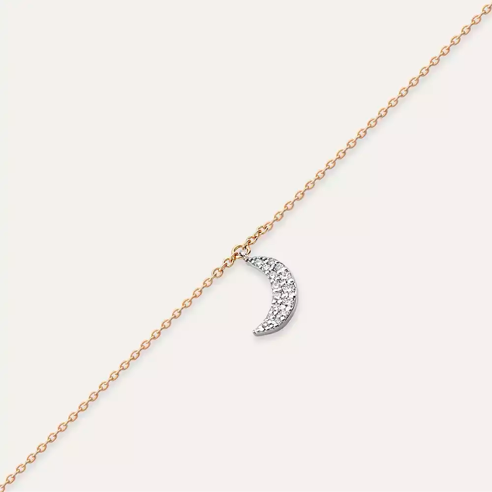 Mona Diamond Rose Gold Anklet