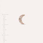 Mona Diamond Rose Gold Single Earring
