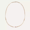 Nest Ruby and Diamond Rose Gold Necklace