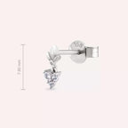 Nira Diamond White Gold Single Earring