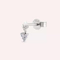 Nira Diamond White Gold Single Earring