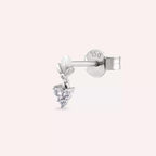Nira Diamond White Gold Single Earring