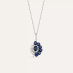 Nocta Sapphire and Diamond White Gold Necklace