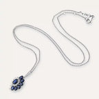 Nocta Sapphire and Diamond White Gold Necklace