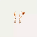 Noor Diamond Studded Rose Gold Earrings