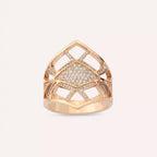 Arca 0.48 CT Diamond Rose Gold Ring