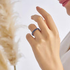 Oval Cut Sapphire Eternity Ring