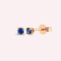 Paio Blue Sapphire Rose Gold Earrings