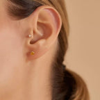 Paio Yellow Sapphire Rose Gold Earrings