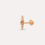 Peak Diamond Rose Gold Piercing