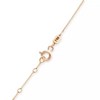 Boucle Emerald and Diamond Rose Gold Necklace