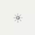 Daisy Diamond Studded White Gold Single Earring