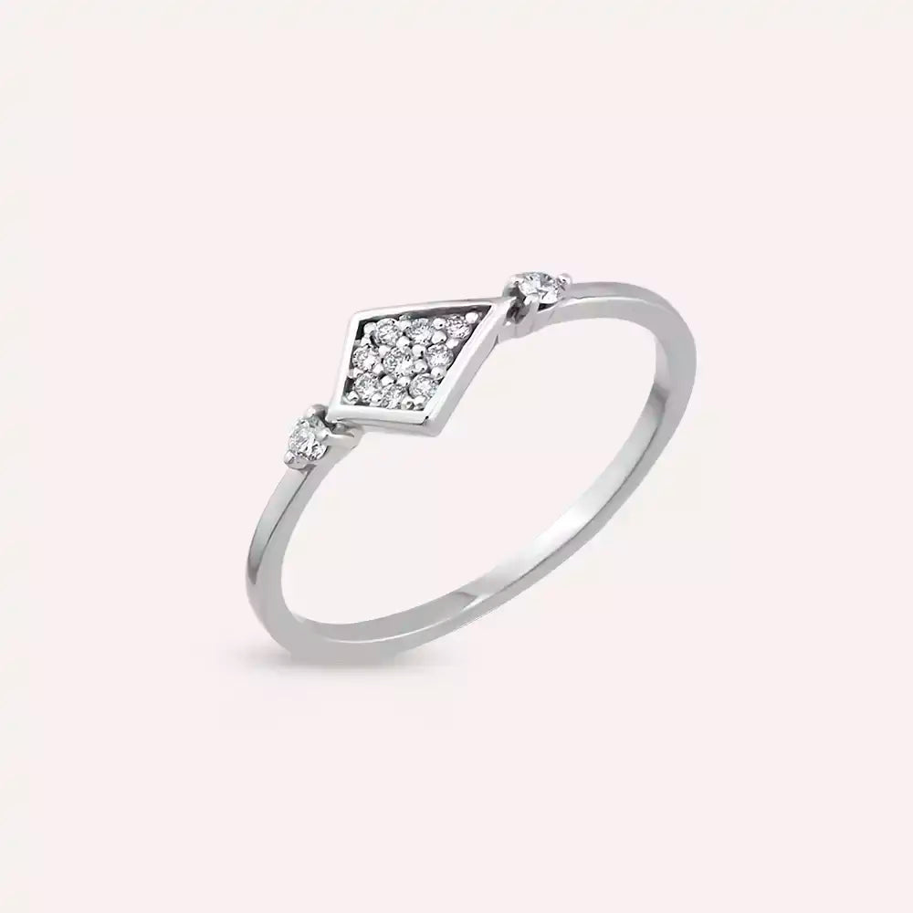 Prisma Diamond White Gold Ring