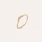 Raven Diamond Rose Gold Ring