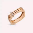 Unity Diamond Rose Gold Ring