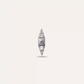 Peak Diamond White Gold Single Earring