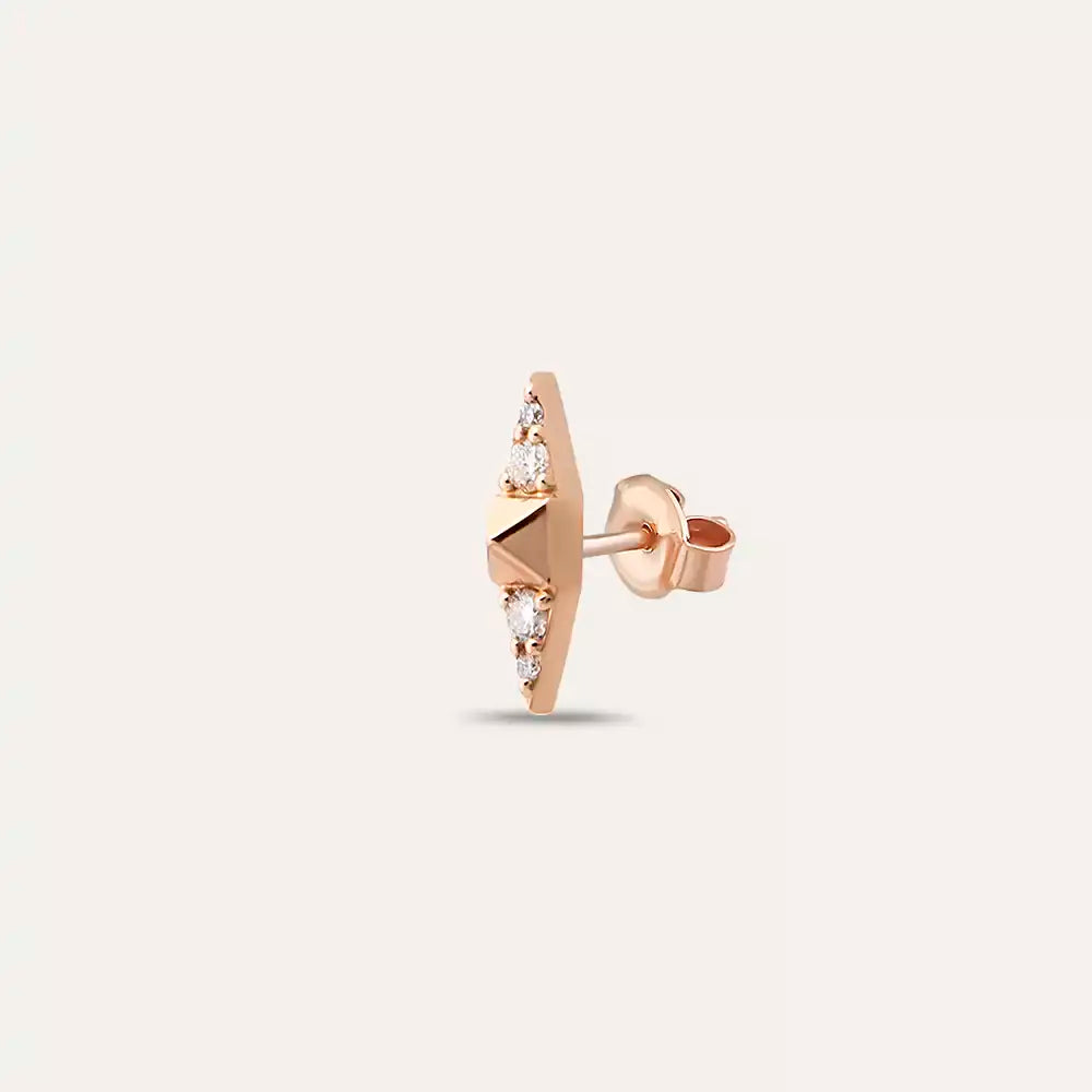 Peak Diamond Single Earring