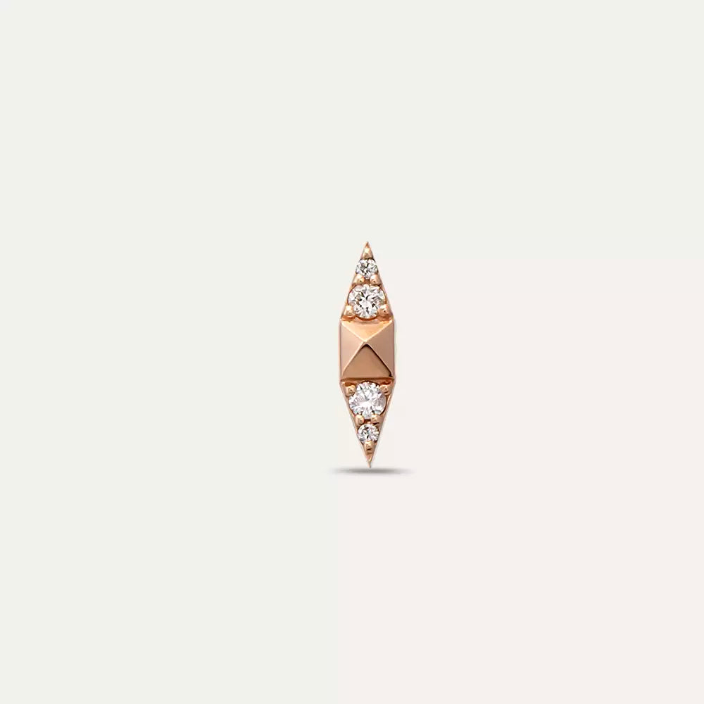 Peak Diamond Single Earring