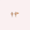 Punta Diamond Rose Gold Earrings