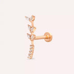 Ravina Diamond Rose Gold Piercing