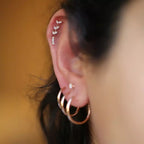 Ravina Diamond Rose Gold Piercing