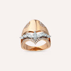 Reina 1.17 CT Marquise Cut Diamond Rose Gold Ring