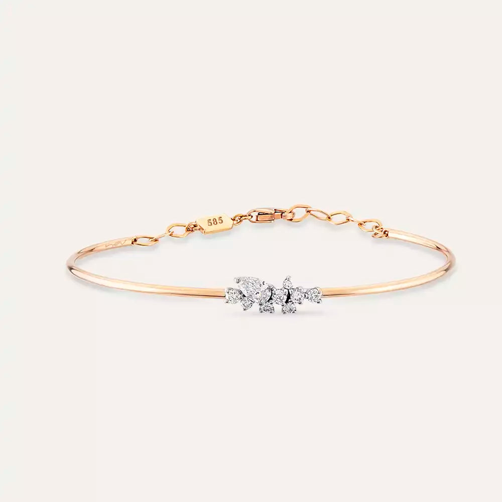 Rina Diamond Rose Gold Bracelet