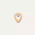 Ryo Diamond Rose Gold Single Earring