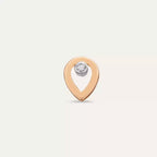 Ryo Diamond Rose Gold Single Earring