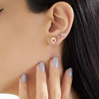 Ryo Diamond Rose Gold Single Earring