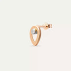 Ryo Diamond Rose Gold Single Earring